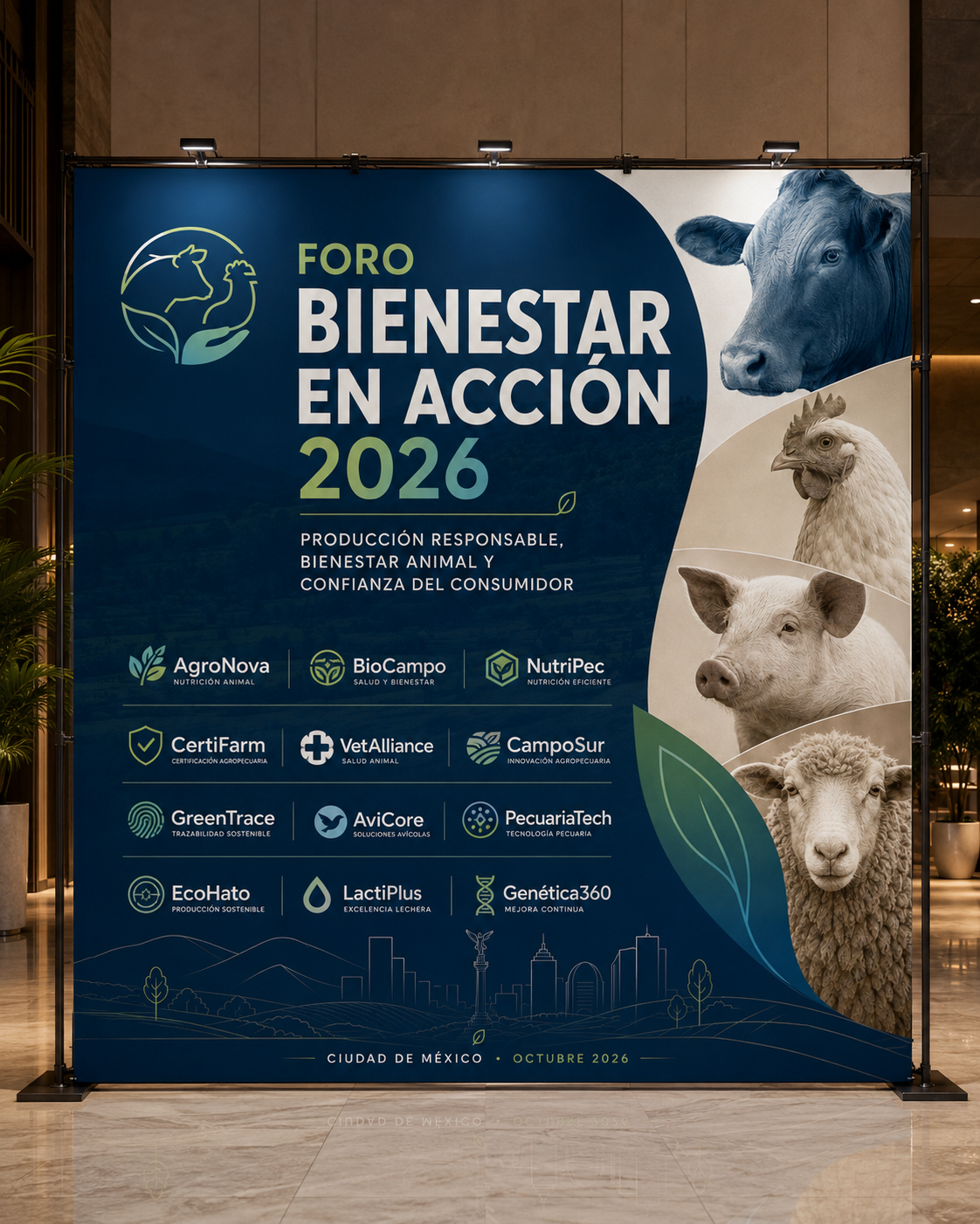 Photocall y patrocinadores