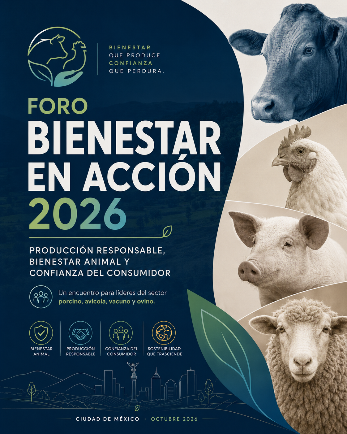 Identidad principal del evento Foro Bienestar en Acción 2026