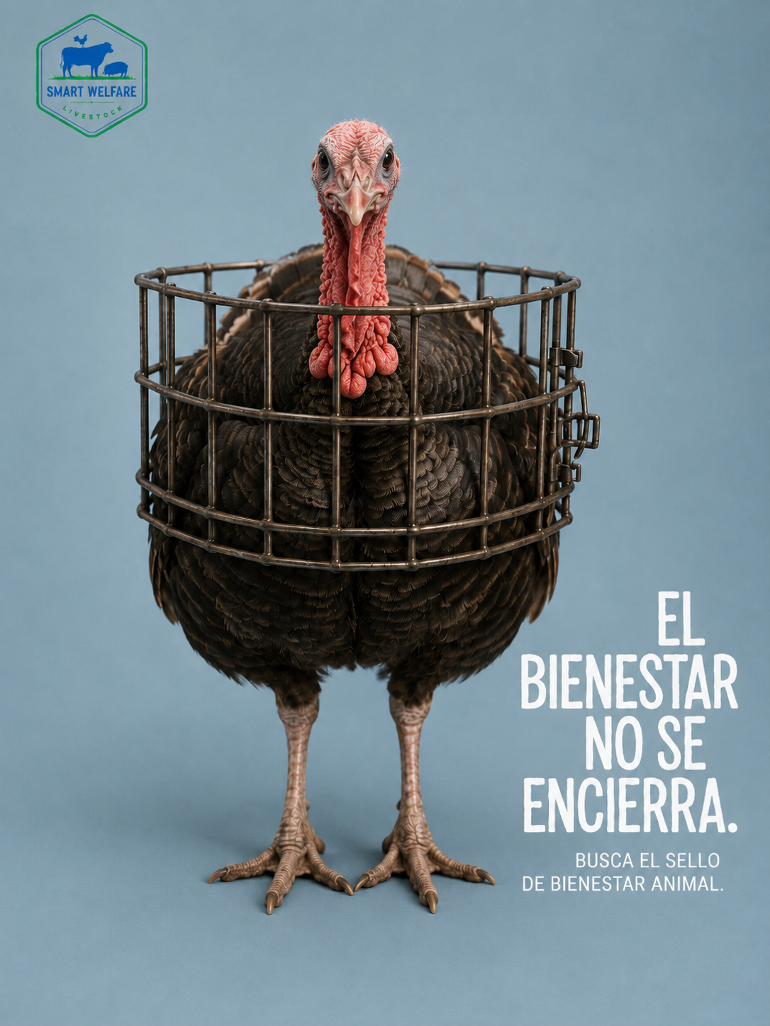 Campaña "El bienestar no se encierra." — pieza Pavo