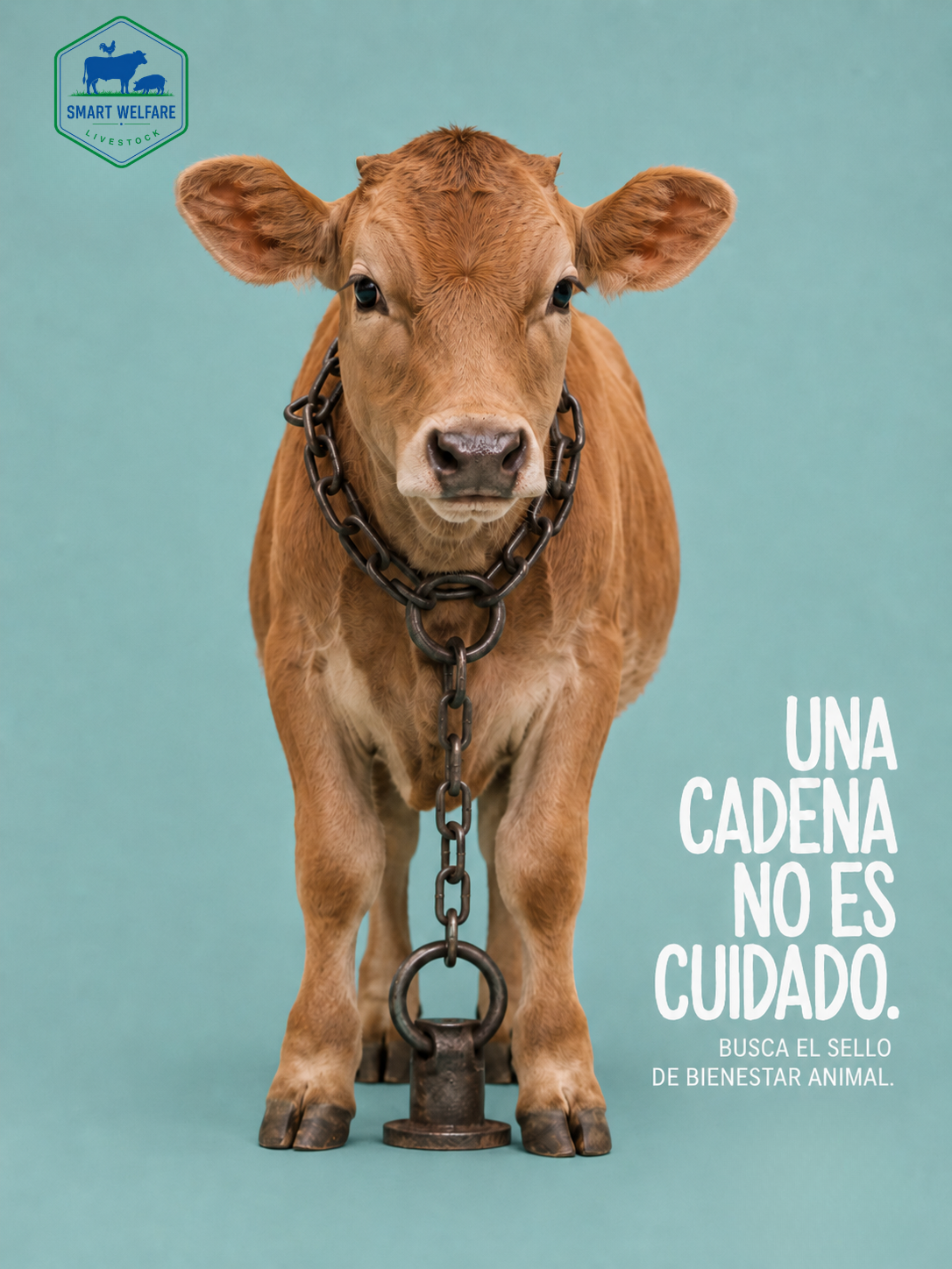 Campaña "Una cadena no es cuidado." — pieza Vacuno